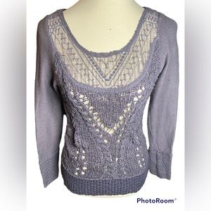 Free People Holey Sweater